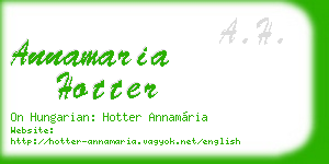 annamaria hotter business card